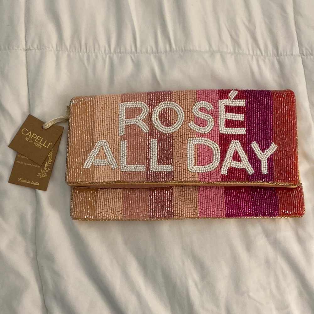 COPY - Beaded Clutch Rosé All Day